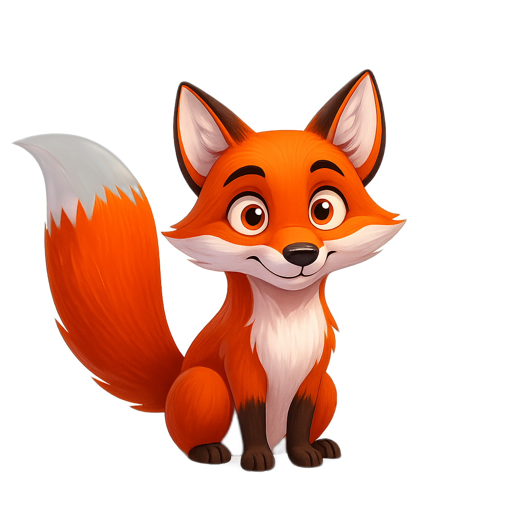 FoxPaw Gear friendly fox mascot